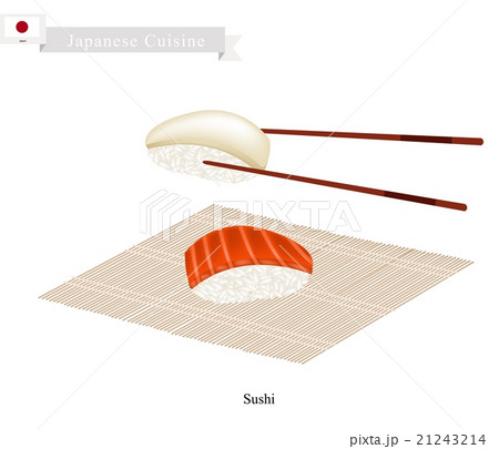 Traditional Japanese Nigiri, A Popular Dish 21243214