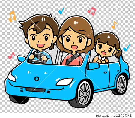 家庭開車（藍色車） 21245071