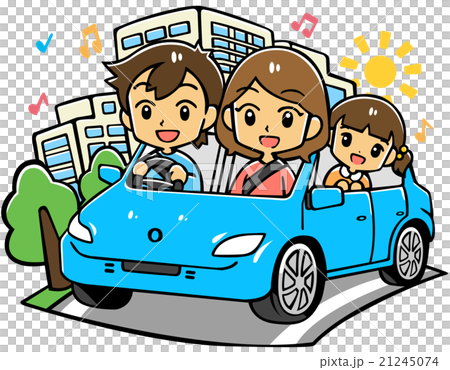 家庭開車（藍色車） 21245074