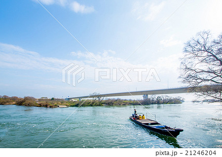 2016年1月24日開通　倉敷大橋と渡り船 21246204