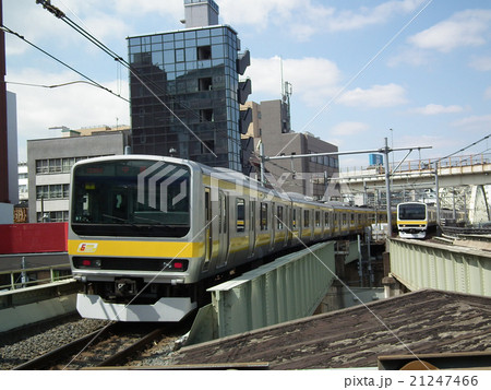 中央・総武緩行線 E231系　両国駅 21247466