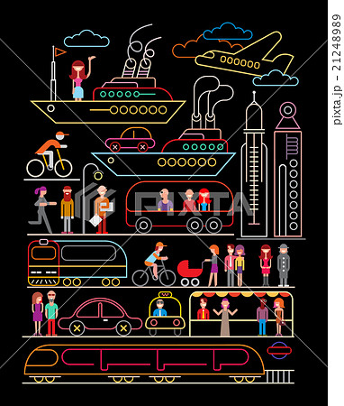 Cityscape Vector Illustration 21248989