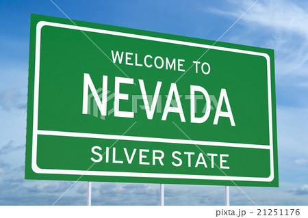 Welcome to Nevada state road sign 21251176