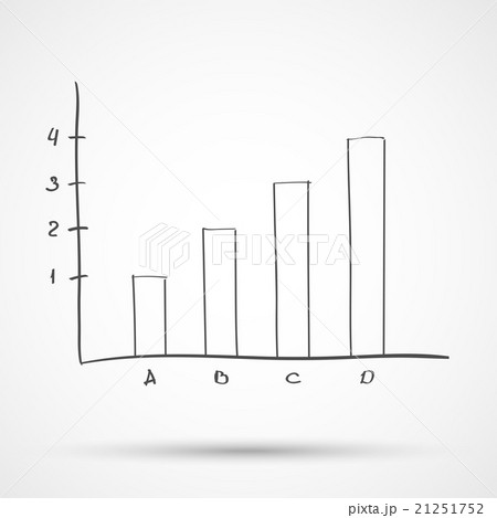 Sketch diagram chart statistical text. Vector 21251752