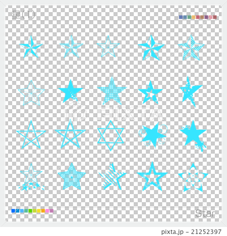 星 記号 マーク アイコンのイラスト素材 [21252397] - PIXTA