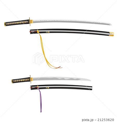 日本刀大小拵え刀身有り抜身 21253620