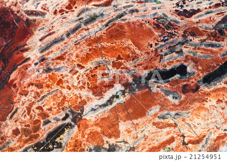 texture of red brecciated jasper mineral gem stone 21254951