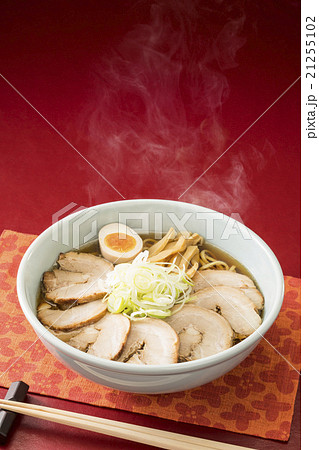 チャーシュー麺の写真素材