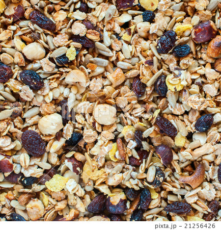 Food Texture Muesli Dry Fruits Nuts Oats Raisin 21256426