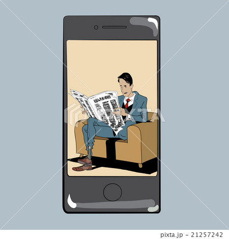 App for reading press man newspaper 21257242
