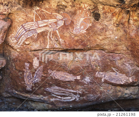 アボリジニの岩壁画 アボリジニの岩壁画 21261198