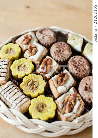 中東のお菓子の写真素材