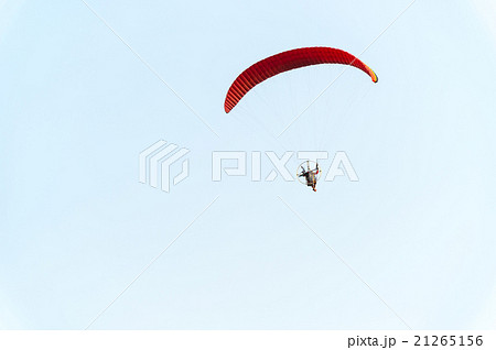 Paratrooper flying in the sky 21265156