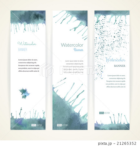 Set of watercolor banners 21265352