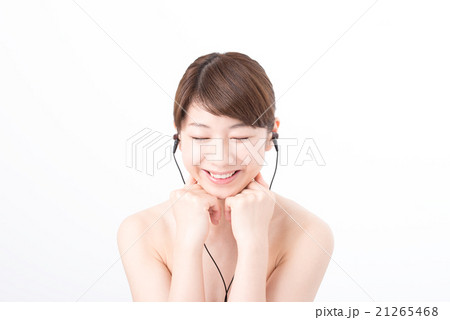 ビューティーイメージ　女性　音楽 21265468