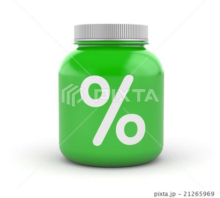Can with percent sign Can with percent sign 21265969