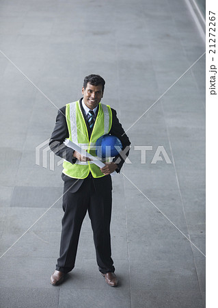 Above view of  an Indian Architect or industrial engineer. 21272267