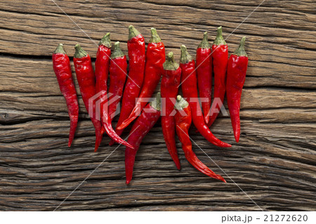 A row of Red Chillies. 21272620