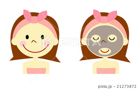 泥パックをする女性 21273872