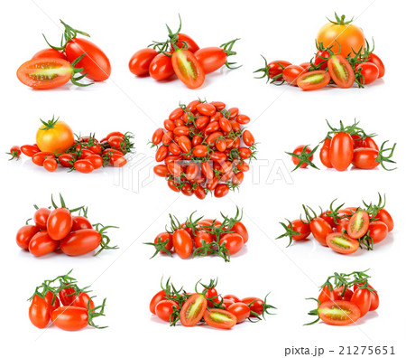Fresh tomato isolated on the white background 21275651