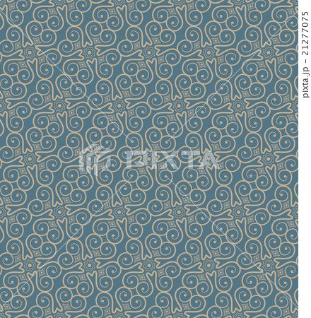 Pale blue Colors Wave Pattern. Korean Patternのイラスト素材 [21277075] - PIXTA