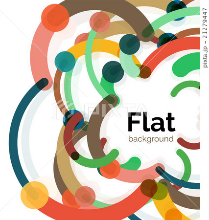 Geometric swirl and circle lines abstract Geometric swirl and circle lines abstract 21279447