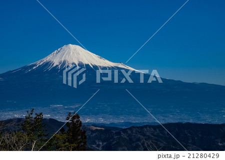 浜石岳から望む富士山 (1) 21280429