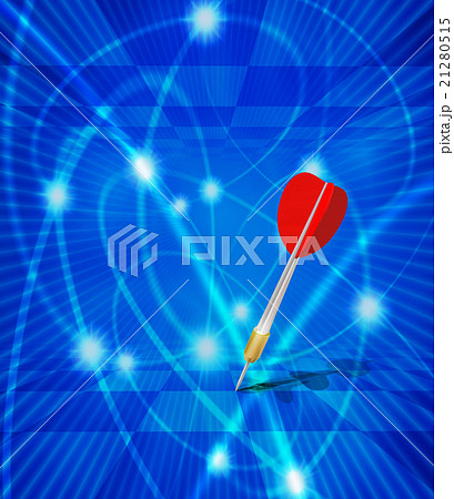 的の中心にダーツの矢を当てる 的の中心にダーツの矢を当てる 21280515