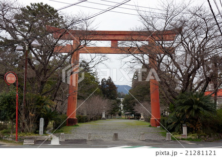 山口市八坂神社の大鳥居 21281121