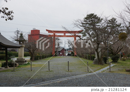 山口市八坂神社の大鳥居 21281124