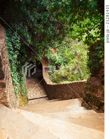 stairs in Holy Monastery  Meteora, Greece Thessaly stairs in Holy Monastery  Meteora, Greece Thessaly 21281435