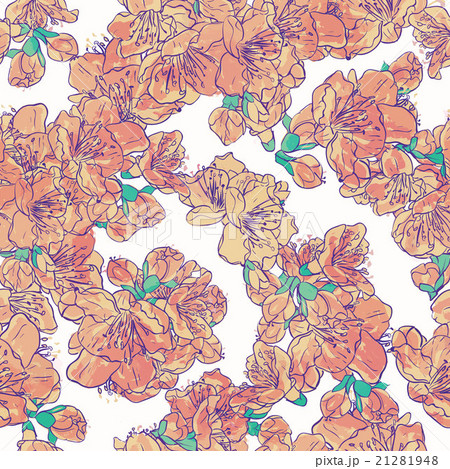 Vector cherry blossoms pattern 21281948
