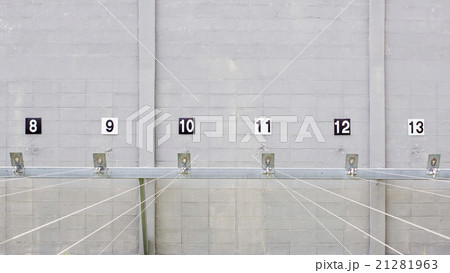 rifle targets in a shooting gallery 21281963