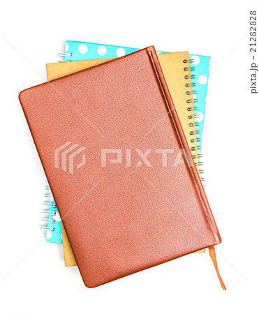 Notebook stack on white background. Notebook stack on white background. 21282828