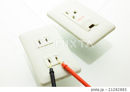 交流電圧測定  埋込コンセント  テスター 交流電圧測定  埋込コンセント  テスター 21282883