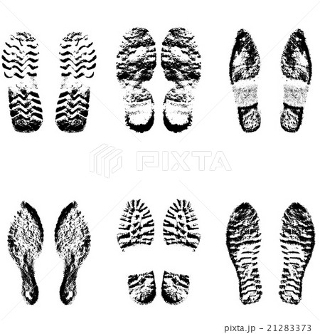 Collection  imprint soles shoes  black  silhouette 21283373