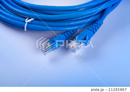 Blue Network Cable with molded RJ45 plug Blue Network Cable with molded RJ45 plug 21285867