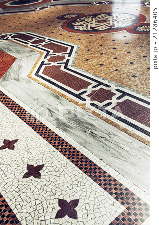 The floor in Galleria Vittorio Emanuele II in Milan, Italy 21286405
