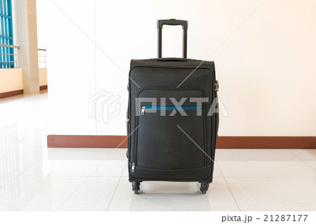 Black suitcase or luggage on white background. Black suitcase or luggage on white background. 21287177