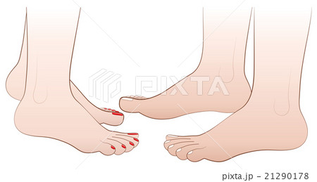 Barefoot Love Couple Illustration 21290178