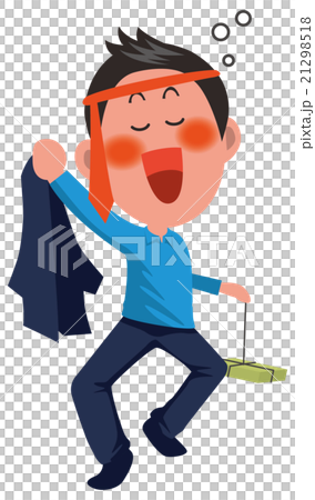 Image illustration of a young man drunk 21298518