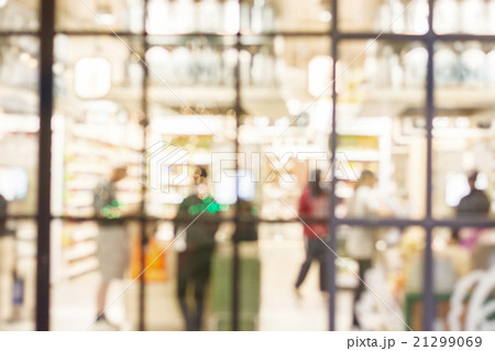 abstract image of people in Department store abstract image of people in Department store 21299069