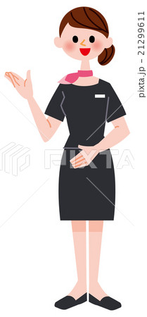 説明する女性 21299611