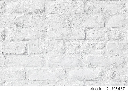 白いレンガの背景の写真素材