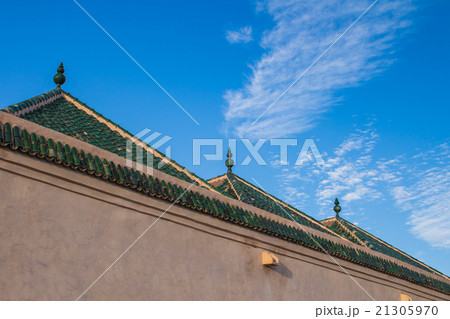 Marrakesh, roof of a house and a sky. 21305970