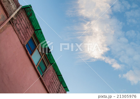 Marrakesh, roof of a house and a sky.  21305976