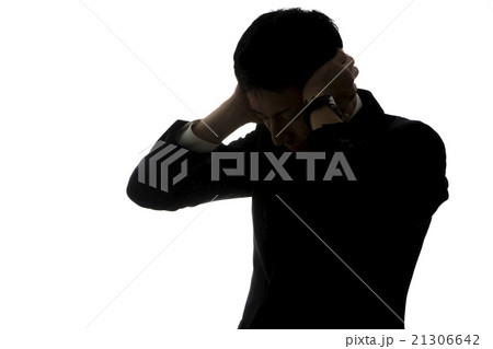 ビジネスマンシルエット 21306642