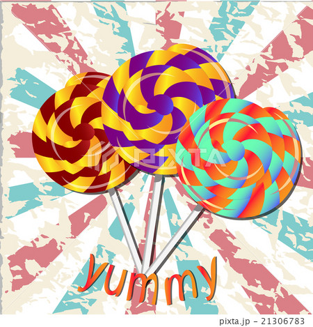 Vector illustration of lollipops  21306783