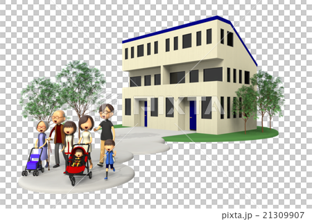 Two-family house and family Two-family house and family 21309907