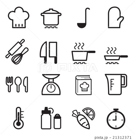 Cooking icons set 21312371